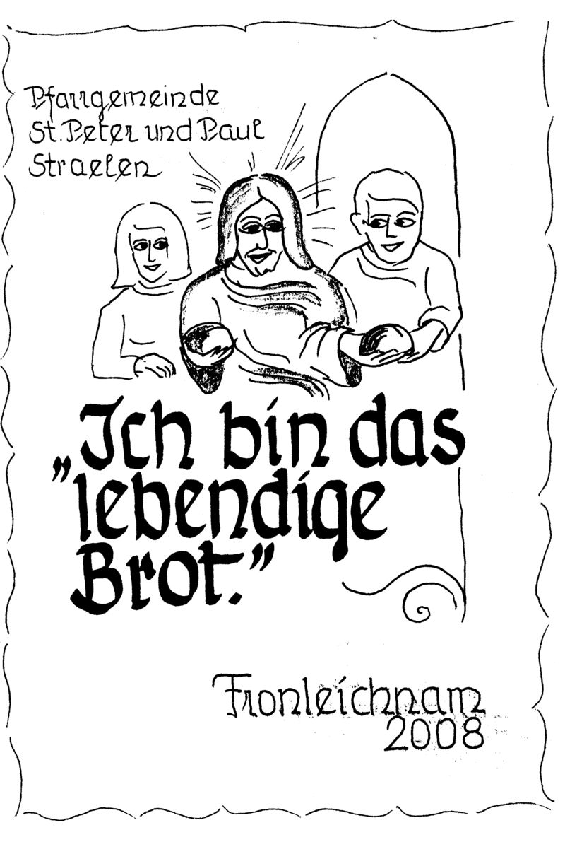 Fronleichnam 2008 Titelblatt Liederheft Fronleichnam 2008 Titelblatt Liederheft